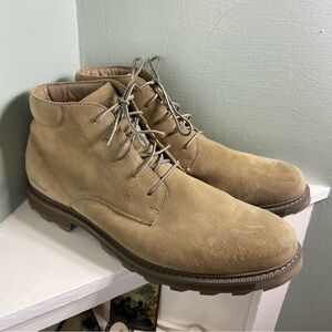 Sorel Men's Madson II Suede Leather Chukka Boots Shoes Tan Size 13 Lace-Up
